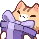 Cat Present Discord Emoji