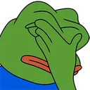Pepe Face Palm pepefacepalm Discord Emoji