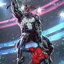 VENOMDUNKINGONSPIDERMAN