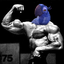 GigaChadBlu Discord emoji