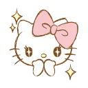 eye_glint_hello_kitty Discord Emoji