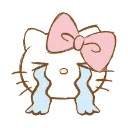 Sad Hello Kitty Discord Emoji