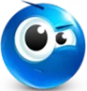 blue_HUH Discord Emoji