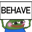 Behave animated GIF emoji | F.A.F.O. Chill  Zone21+