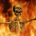 react_skeletonfire Discord emoji