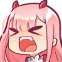 zerotwo_scream Discord Emoji