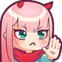 zerotwo_halt Discord Emoji