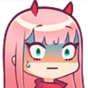zerotwo_shocked Discord Emoji