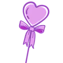 Purple Lollipop Discord Emoji