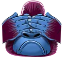 scared_dontsee_roj_gorilla Discord Emoji