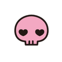 h_kuromi_skull Discord emoji