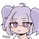 6PurpleDNS_1glitter_stare Discord Emoji