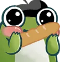 5_baguettefrog Discord Emoji