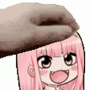 patpat animated emote from BLUE VORTEX