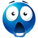 blue_astonished Discord Emoji