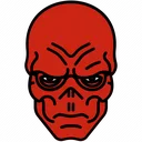 Red Skull Discord Emoji