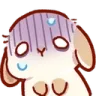 silver_bunnyScared Discord Emoji
