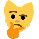 furry_think Discord sticker | flockmod