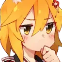 Senko Think Discord Emoji