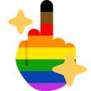 poclgbtmiddlefinger