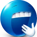 Blue Yawn blue_yawn Discord Emoji