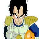 vegeta_middle_finger Discord emoji