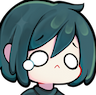 a_cute_green_cry_sad Discord emoji