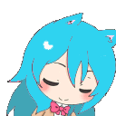 Head_Dance_Cyan animated Discord emote - Anime Sekai