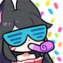 ahri_partySTATIC Discord Emoji