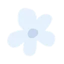 Blue Flower blue_flower Discord Emoji