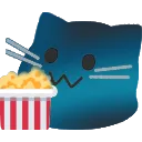 Blob Cat Popcorn Discord Emoji