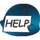 Blob Help Discord Emoji