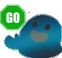 Blob Go Discord Emoji