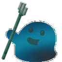 Blob Minecraft Trident Discord Emoji
