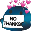 Blob Reject Discord Emoji