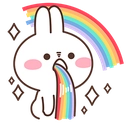 9142bunnyrainbowpuke
