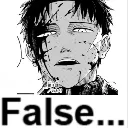 false