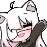 a_cat_cute_hello_neko_wave Discord emoji