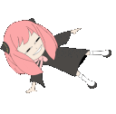 Spyxfamilyanyaforgerbreakdancing Discord Emoji