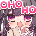 HimeOhoho custom emote | Anime Sekai