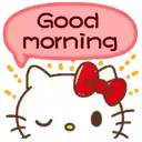 hellokitty_goodmorning Discord Emoji