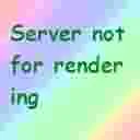 servernotforrendering