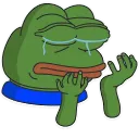 Pepe Cry pepe_cry Discord Emoji