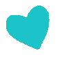 cyan_dripping_heart
