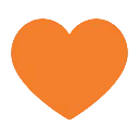 orangeheartplain