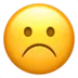 frowning