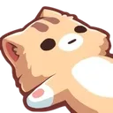 Neko Cat Bored Discord Emoji