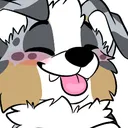 AFurryDogBlush Discord Emoji