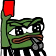 PeepoRedCard Discord Emoji