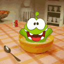 splashingwithmilkandcerealomnom animated emote from It's - Hoppy Room 💐🌷
